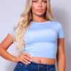 Crossover Multi-Way Tie Top – Light Blue