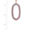 Beaded Oval Post Drop Earrings – Multiple Colors