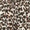 Plus Size Leopard Print Side-Pocket Shorts with Waist Detail