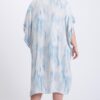 Plus Size Zebra Print Maxi Kimono – Short Sleeve