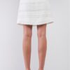 A-Line Mini Skirt with Sheer Mesh Cut-Ins – Snow-Whine