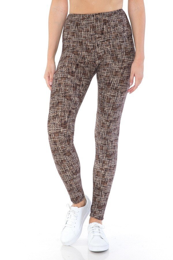 High-Waist Multi-Print Yoga Legging – Banded Waist