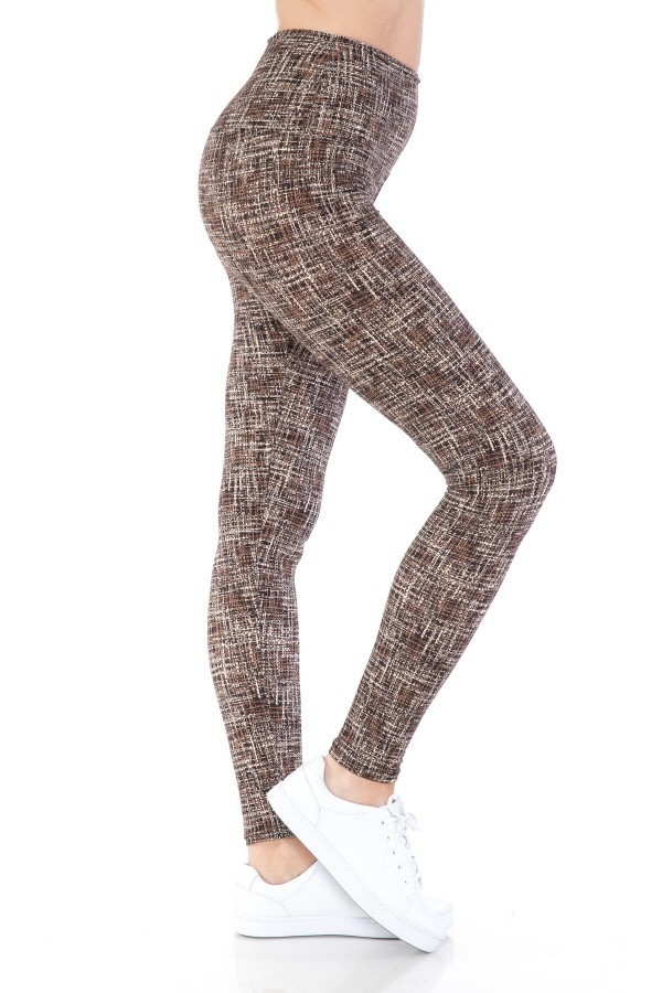 High-Waist Multi-Print Yoga Legging – Banded Waist