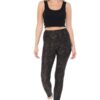 High-Waist Yoga Banded Multi-Print Knit Legging