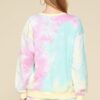 Tie-Dye Jersey Top with Triangle Stitch – Lemon Purple