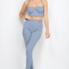 Stone-Embellished Top & Pants Set – Dusty Blush