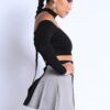 Choker Off-Shoulder Top Set – Black Combo