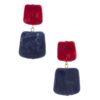 Square Acetate Resin Drop Earrings – Mint, Black, Blue, Turquoise
