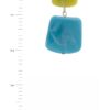 Square Acetate Resin Drop Earrings – Mint, Black, Blue, Turquoise