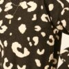 Leopard Print Pullover Sweater – Bell Sleeves, Black