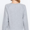 Sequins French Terry Pullover Top – Heather Grey