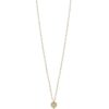 Hexagon Leopard Pendant Long Necklace – Metal Chain