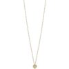 Hexagon Leopard Pendant Long Necklace – Metal Chain