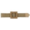 Square Straw Buckle Belt – Woven Buckle, Colorful Choices
