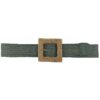 Square Straw Buckle Belt – Woven Buckle, Colorful Choices