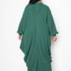 Plus Size Print Drapy Shirt Maxi Dress – Teal Multi