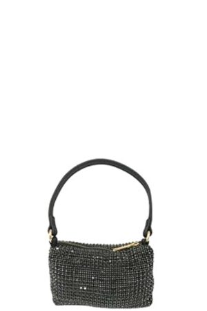 Rhinestone Handle Clutch – Full Covered Design