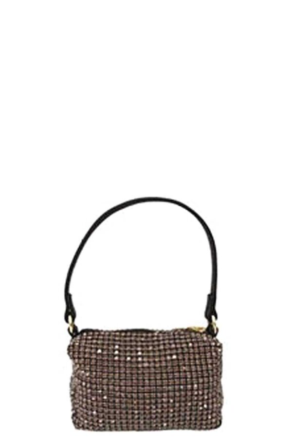 Rhinestone Handle Clutch – Full Covered Design