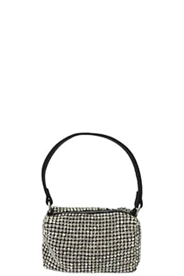 Rhinestone Handle Clutch – Full Covered Design