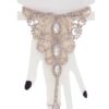 Marquise Rhinestone Hand Ring Bracelet – Finger-to-Wrist Design