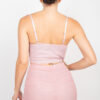 Shirred Cami & Mini Skirt Set – Dusty Blush