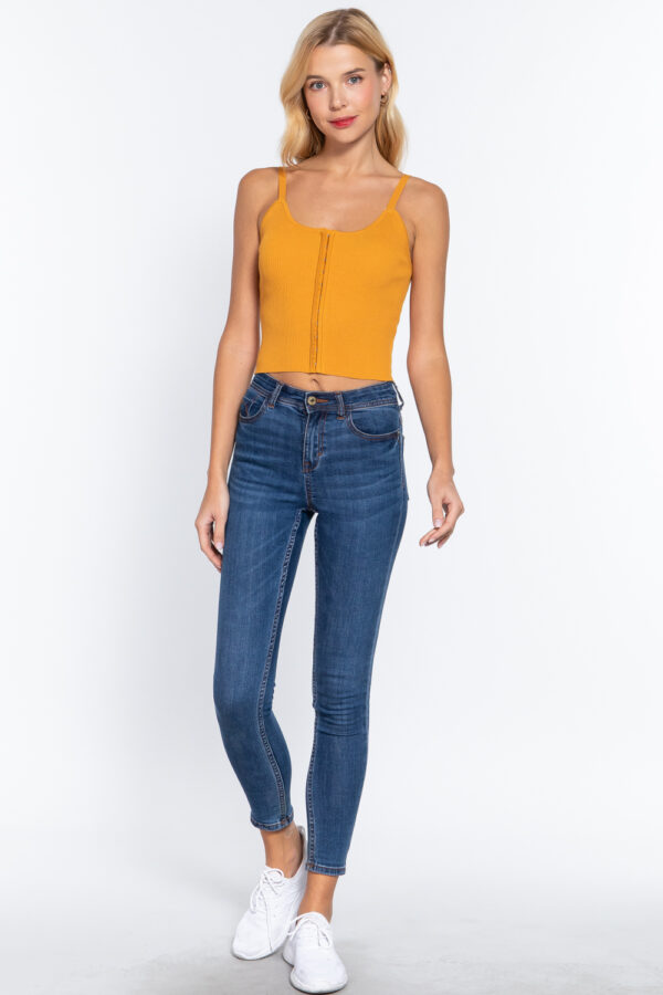 Sweater Cami Top with Front Hook Closure – Mango
