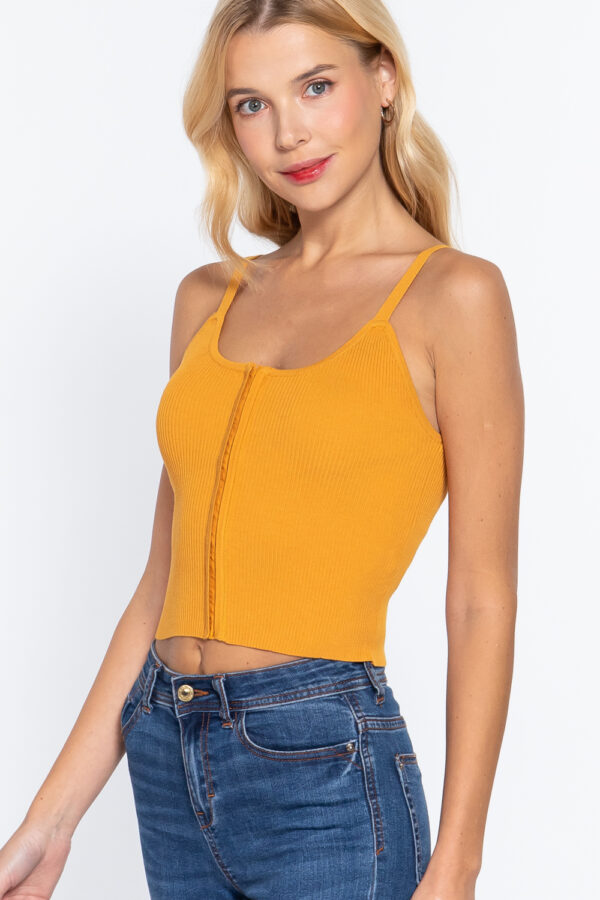 Sweater Cami Top with Front Hook Closure – Mango