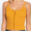Sweater Cami Top with Front Hook Closure – Mango