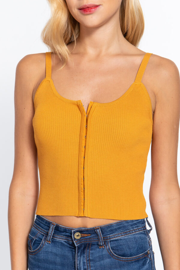Sweater Cami Top with Front Hook Closure – Mango