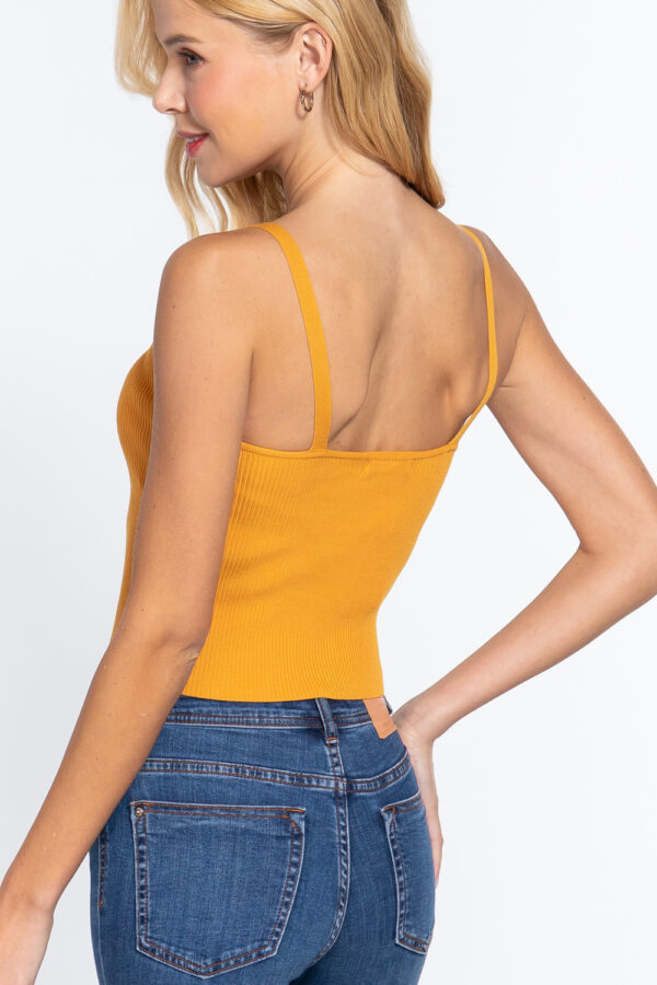 Sweater Cami Top with Front Hook Closure – Mango