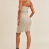 Cropped Two-Piece Set – Tube Top & High-Rise Skirt