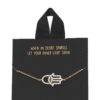 Gold & Rhodium-Dipped Hamsa Pendant Bracelet