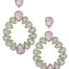 Chunky Teardrop Dangle Earrings – Bold Color Drops