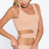 Suave Cut-Out Seamless Bodysuit – Double Scoop, Powder Pink