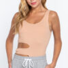 Suave Cut-Out Seamless Bodysuit – Double Scoop, Powder Pink
