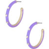 Color Metal Hoop Earrings – Bright Metal Hoops