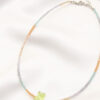 Gummy Bear Charm Beaded Necklace – Multicolor Beads