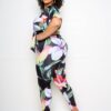Flower Jogger & Top Set – Floral Print (Plus Size)