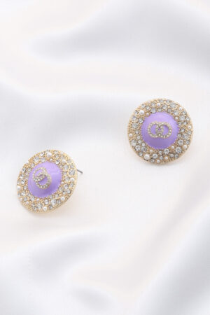 Double Circle Round Metal Earring – Double Hoop