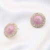 Double Circle Round Metal Earring – Double Hoop