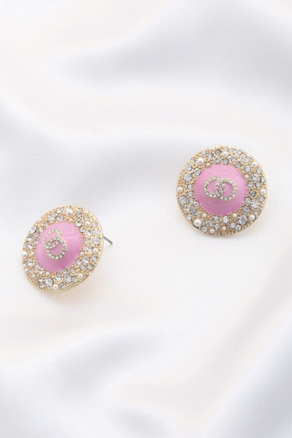 Double Circle Round Metal Earring – Double Hoop