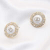 Double Circle Round Metal Earring – Double Hoop