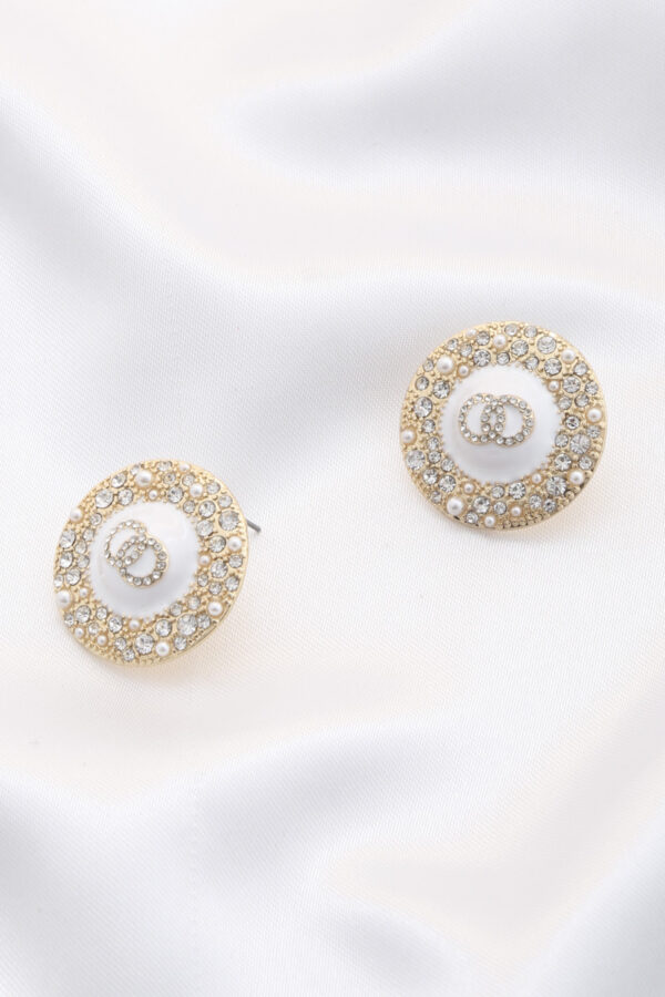 Double Circle Round Metal Earring – Double Hoop