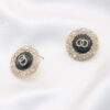 Double Circle Round Metal Earring – Double Hoop