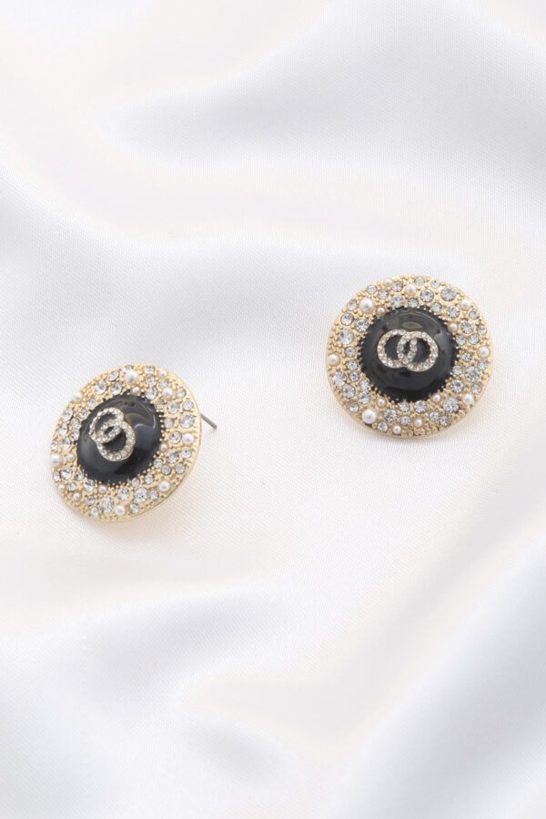 Double Circle Round Metal Earring – Double Hoop