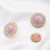 Double Circle Round Metal Earring – Double Hoop