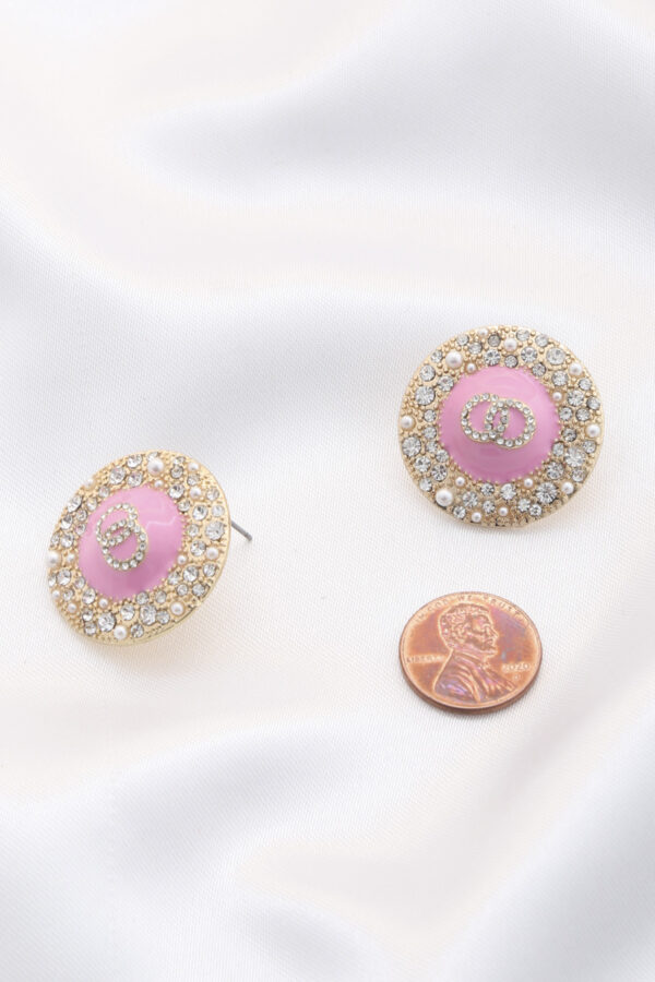 Double Circle Round Metal Earring – Double Hoop