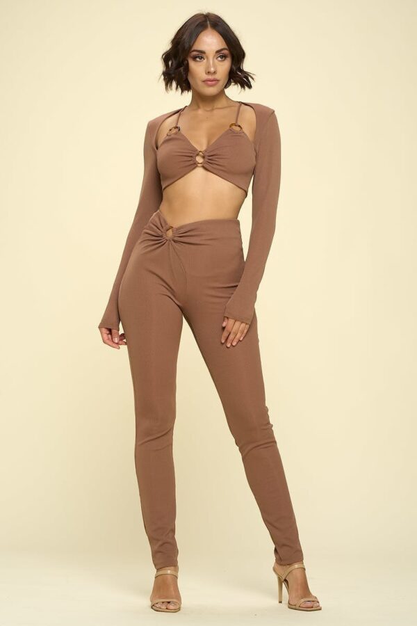 Bikini Top – Solid Latte 2-Piece Swimwear