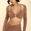 Bikini Top – Solid Latte 2-Piece Swimwear