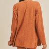 3-Piece Cardigan Set – Rust Knit Layering